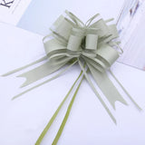 elvesmall 10/20Pcs White Wedding Car Ribbon Pull Bows Knot Gift Wrap Wedding Car Decor Birthday Party Supplies Chairs DIY Home Decoration