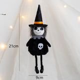 elvesmall 1pcs Halloween Hanging Ghost Decorations Pumpkin Ghost Straw Windsock Pendant for Outdoor Indoor Bar Party Background Decoration