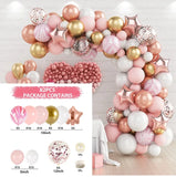elvesmall Macaron Pink Balloon Garland Arch Kit Wedding Birthday Party Decorations Kids Adult Baby Shower Decor Ballon Wedding Supplies