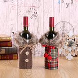 elvesmall Christmas Wine Bottle Cover Merry Christmas Decorations For Home  Cristmas Ornament Xmas Navidad Gifts New Year