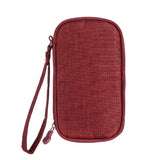 elvesmall 3 Tier Portable Wire USB Line Holder Bag Travel Power Bank Earphone Line Organizer Box Mouse Charging Line Storage Ziplock Bag
