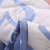 elvesmall New Skin Friendly Quilted Summer Quilt and Pillowcase or Single Quilts Soft Breathable Washable Thin Comforter Double Blanket