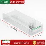 elvesmall  Supermarket Automatic Smoke Pusher Plastic Cigarette Display Shelf Standing Storage Organizer for Tobacco Stores Pushing Holder