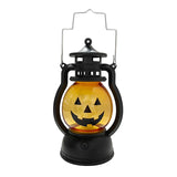 elvesmall Halloween Pumpkin Lights Decorative Kerosene Lanterns LED Handheld Lamp Pumpkin for Table Camping Garden Yard Decorations