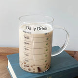elvesmall 1pc 1L High Borosilicate Glass Cup with Lid and Straw Large Capacity Water Cup Iced Coffee Mugs Drinking Glasses Drinkware Gifts