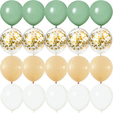 elvesmall green Birthday Party golden Balloons Baby Shower Metallic confetti Wedding Anniversaire Mariage Globos Decorations