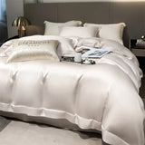 elvesmall  Dreamreal Pure Bamboo Queen King Size Bedding Set Organic Bamboo Luxury Duvet Cover Bed Sheet Pillowcase Soft Cooling Bed Linen