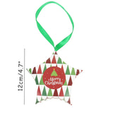 elvesmall 8pcs Star Shape Christmas Candy Box DIY Paper Treat Gift Boxes with Ribbon Merry Christmas Boxes Bag for Home New Year Navidad