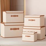 elvesmall Clothes Toy Storage Box Folding Dustproof Organizer Bedroom Shelf Safe Odorless Organizers of Cabinets Drawers for Bedding Quilt