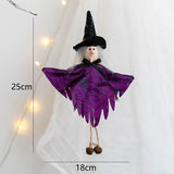 elvesmall 1pcs Halloween Hanging Ghost Decorations Pumpkin Ghost Straw Windsock Pendant for Outdoor Indoor Bar Party Background Decoration