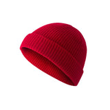 elvesmall 20 Colors Winter Warm Casual Short Thread Hip Hop Beanies Hat Korean Adult Women Men Elastic Wool Knitted Skull Cap Wholesale