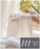 elvesmall   Voiles Tulle Curtain Top Quality luxury Chiffon White Curtains Drapes for Living Room Bedroom Decoration Window 230