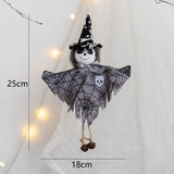 elvesmall 1pcs Halloween Hanging Ghost Decorations Pumpkin Ghost Straw Windsock Pendant for Outdoor Indoor Bar Party Background Decoration