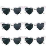 elvesmall Heart Shaped Sunglasses for Women Retro Cat Eye Sunglasses Wedding Engagement Decoration Shopping Traveling Party Accessories