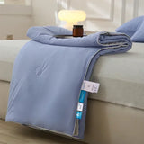 elvesmall Summer Cooling Blanket Breathable Cool Down Air Condition Quilt Lightweight Summer Comforter with Double Side Cooling Fabric