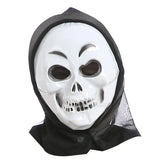 elvesmall Halloween Creepy Devil Mask Screaming Terror Scary Ghost Face Head Mask Horror Squealing Grimace Mask Cosplay Party Costume Prop