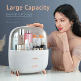 elvesmall  Makeup Container Polish Box Desktop Storage Organizer Makeup Drawer Large Box Cosmetic Capacity Storage Nail Jewelry Organizer