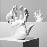elvesmall Artistic Hand Statue Abstract Home Decoration Accessories Art Sculpture Nordic Figurine Modern Minimalism Bookcase Room Mesa