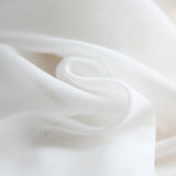 elvesmall  Modern Solid White Sheer Curtain for Living Room Translucent Sunscreen Window Drape Balcony Kitchen Custom #E