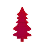 elvesmall 4/8pcs Christmas Knife Fork Holder Felt Xmas Tree Star Shape Pocket Cutlery Bag New Year Party Dinner Table Decoration Organizer