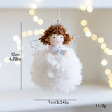 elvesmall Christmas Decoration Fabric Doll Small Figurine Pendant Plush Elk Santa Claus Snowman Christmas Tree Decorations