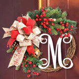 elvesmall Christmas Wreath Artificial Wreath Window Wall Door Hanging Garlands Rattan Home Christmas Decoration New Year 2025