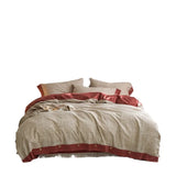 elvesmall High-Grade Long-Staple Cotton Cotton Brushed Four-Piece Cotton Button Quilt Cover Thickening Bed Sheet