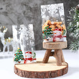 elvesmall Christmas Snowman Baked Goods Bag Merry Christmas Decor For Home  Xmas Party New Year Navidad Natal Cristmas Packging Bags