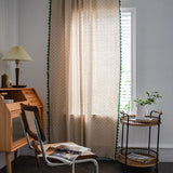 elvesmall Blackout Kitchen Curtain Living Room Bedroom Home Decoration Bay Window Curtains American Style Cotton Linen Print Daisy