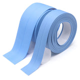 elvesmall 1/3 rolls Shower Bath Sealing Tape Strips for Bathroom Kitchen Seal Caulk Strip Sink PVC Self Adhesive Waterproof Wall Sticker