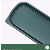elvesmall Tableware Box Portable Flip Cover Type Cutlery Case Environmentally Friendly Spoon Storage Box Drop-resistant Household Supplies