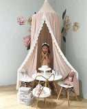 elvesmall Mosquito Net Crib For Baby Lace Shading Bed Canopy Kids Hanging Dome Curtain Toddler Princess Play Tent Children Room Decoration