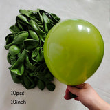 elvesmall 40inch Olive Green 0-9 Number Digital Helium Balloons Kids Adult 18 30 60th Birthday Party Decor Wedding Hawaiian Party Supplies