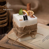 elvesmall Scented Candles Wholesale Soybean Candles Aromatherapy Home Decoration Romantic Birthday Gift Box Cinnamon Violet Flavor