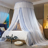 elvesmall Single Door Three Doors Dome Mosquito Net Fully Wrapped Suspended Ceiling Mosquito Net Large Space Princess Style Bed Netting