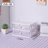 elvesmall Stationery Storage Box Desktop Student Ins Drawer Pen Cabinet Office Tape Hair Accessories Kawaii Sundries Organizer