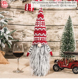elvesmall Christmas Wine Bottle Cover Merry Christmas Decorations For Home  Cristmas Ornament Xmas Navidad Gifts New Year