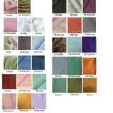 elvesmall 100% Stone-washed Linen Solid Color Table Cover,Natural Fabric Tablecloth,for Kitchen Dining Room Party Holiday Tabletop Decor