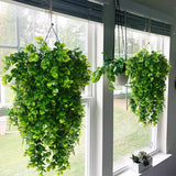 elvesmall Wall Hanging Simulation Vine Vivid Realistic Non-fading Photo Props Beautiful Imitation Plants Office Home Decoration