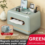 elvesmall Desktop Tissue Box Removable Slight Luxury Decorative Handkerchief Case Paper Storage Box Home Office Car Nordic Plastic Holder
