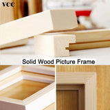 elvesmall Nordic Wooden Frame For Picture Photo Frames Home Decoration Wall Picture Frames Wall Photo Frame Poster Frame Photo Decor Gift