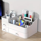elvesmall Desktop Finishing Storage Box Cosmetic Storage Box Office Supplies Tool Storage Drawer Bathroom Storage Rack Desktop Finishing
