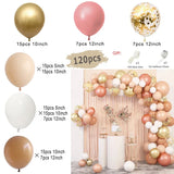 elvesmall Boho Dusty Retro Pink Balloons Garland Arch Kit Bride Wedding Birthday Party Decoration Girls Baby Shower Rose Gold Ballon Chain