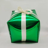 elvesmall 22inch Red Green Christmas Gift Boxes Foil Balloons Lollipop Canes Ball Xmas Decoration Party Favor Christmas Decoration Air Glo
