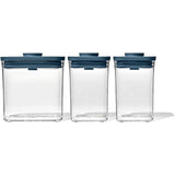 elvesmall 3/5-Piece POP Container Everyday Set - Storm Blue ,Stickers Storage Box, Storage , Organizer