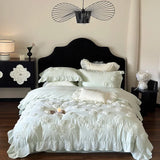 elvesmall  Esthetic 5D rose Bed linen cotton bed cover full set room decor Quilt duvet cover double bed sheets set Comforter bedding set
