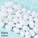 elvesmall 8-25cm Round Rattan Bird Nest Easter Decoration Bunny Eggs Artificial Vine Nest For Home Garden Decor Happy Easter Party Supply