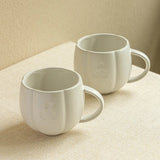 elvesmall  Vintage Cute Ceramic Coffee Mug Kawaii Fat Pumpkin Milk Drinking Cup Simple White Afternoon Tea Cup Office Cafe Coffee Cup Gift