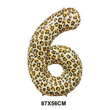 elvesmall Leopard  Party Supplies Leopard Balloons Happy Birthday Banner Safari Party Leopard Print Balloons Jungle Animal Party Decors