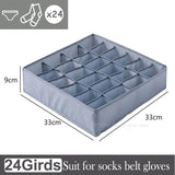 elvesmall Socks Underwear Organizer Storage Box Cabinet Drawer Organizer Socks Bra Underwear Organizer Wardrobe Clothes Storage Organizer